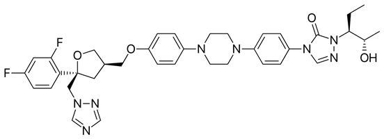 Posaconazole structure